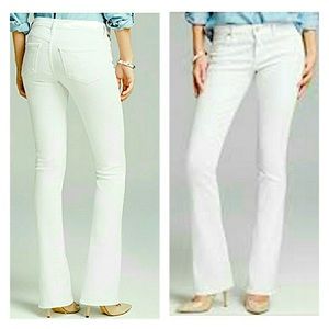 WHITE JEANS EDDIE BAUER BOOT CUT SIZE 12